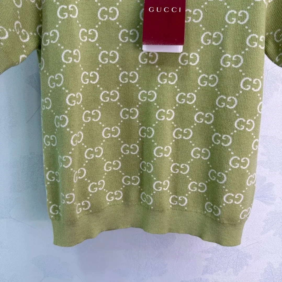 Gucci GG Monogram T in Shirt Sage Green