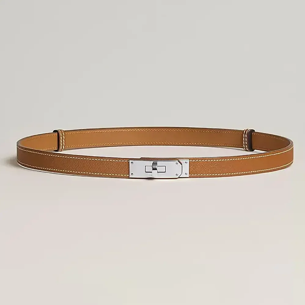 Hermes Kelly 18 Belt for Women in Brown