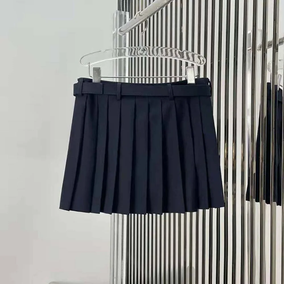 Miu Miu Pleated Batavia Miniskirt for Women