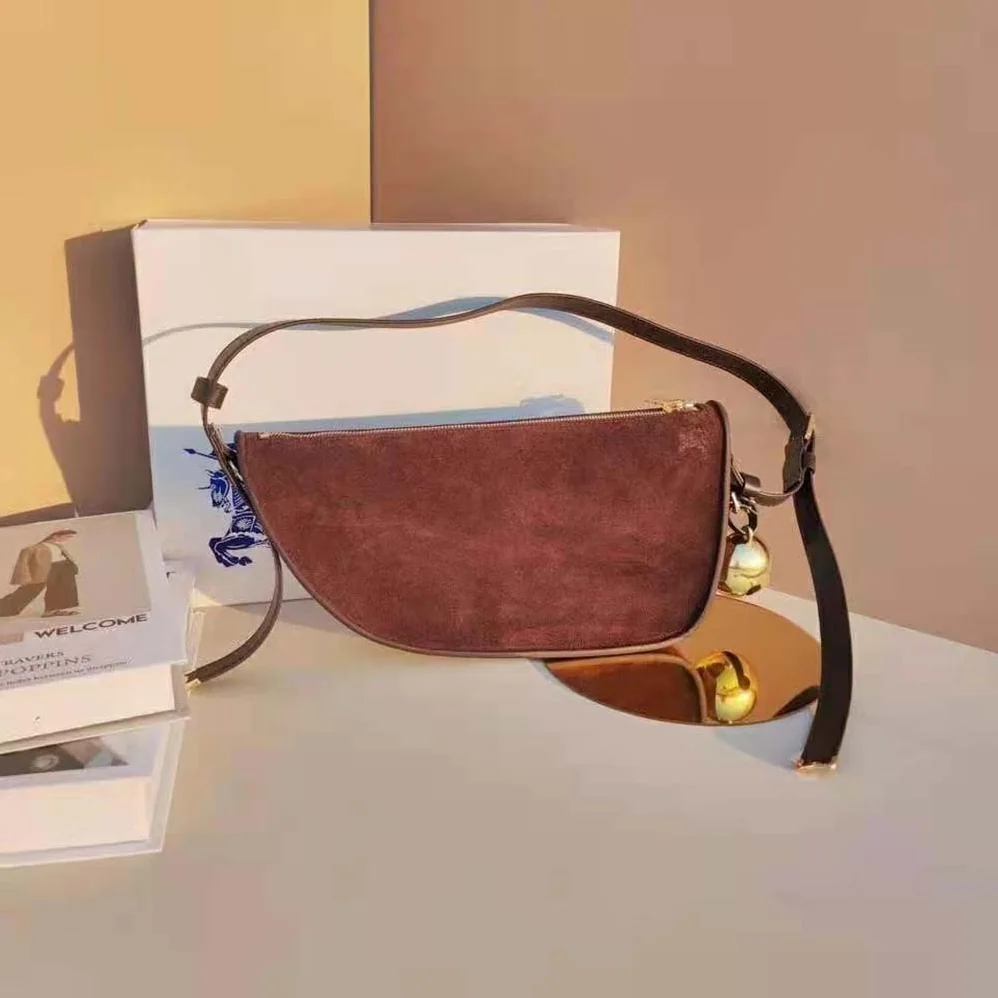 Burberry Small Shield Sling Bag for Women in Brown
