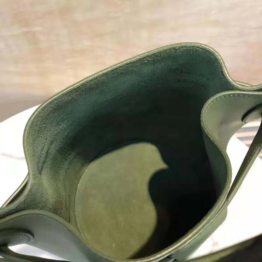 Celine Big Bag Nano Bucket in Smooth Calfskin for Women in Lime
