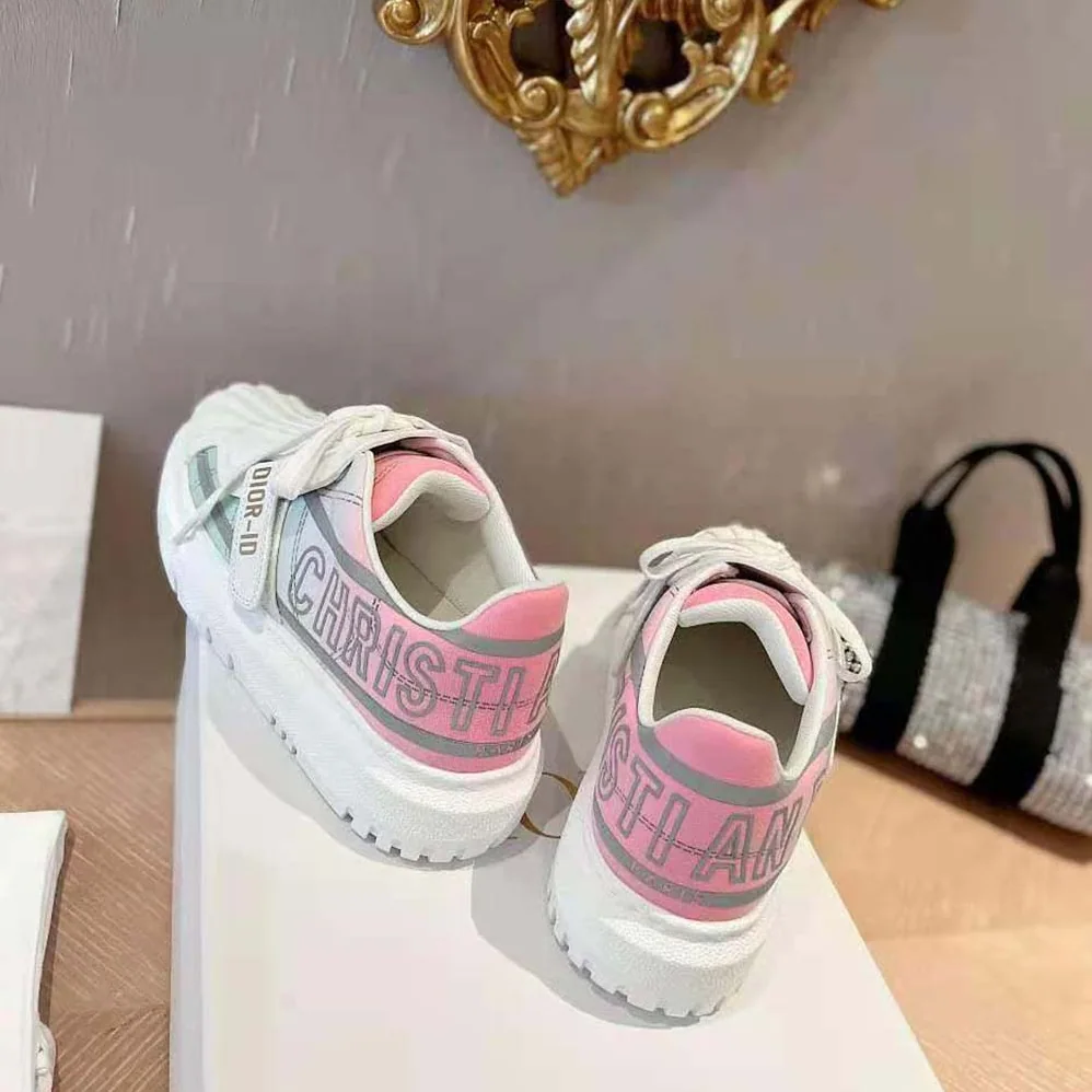 Dior Dior-id Sneaker Multicolor Gradient and Reflective Technical Fabric for Women Dior Dior-id Sneaker Multicolor Gradient and Reflective Technical Fabric for Women