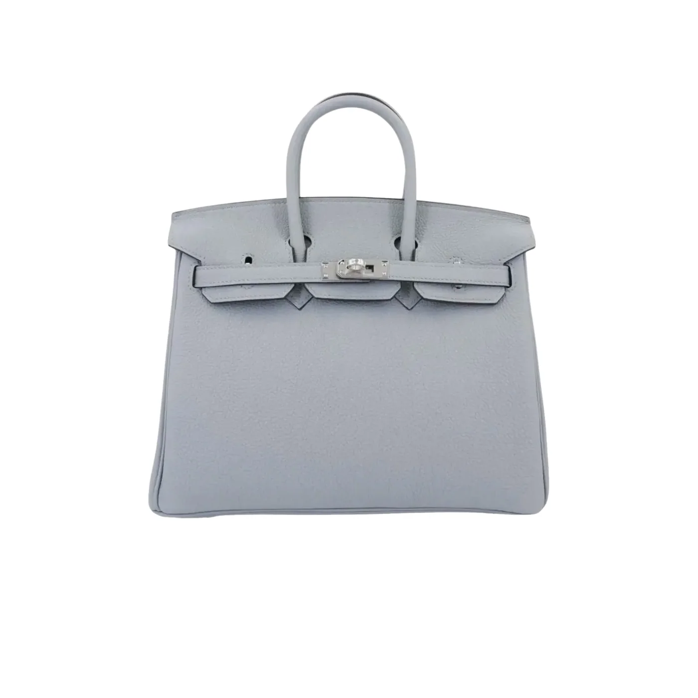 Hermes Birkin Top Handle Bag in Light Grey Silver Hardware Hermes Birkin Top Handle Bag in Light Grey Silver Hardware