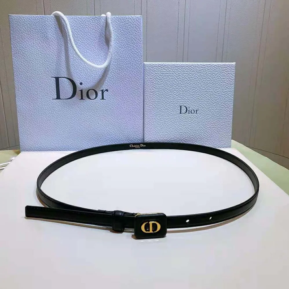 Dior Dior Bobby Belt Black Smooth Calfskin 12 MM for Women Dior Dior Bobby Belt Black Smooth Calfskin 12 MM for Women