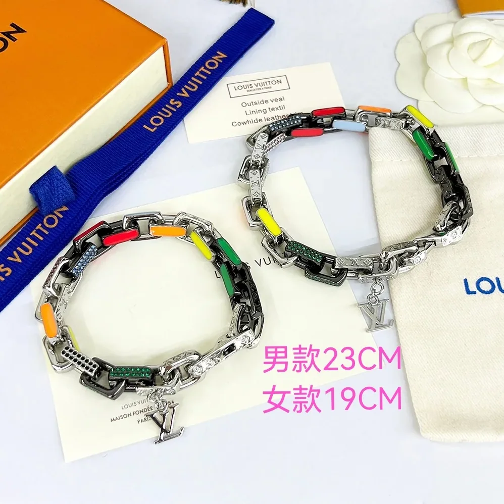 Louis Vuitton Donkey's Paradise Chain Bracelet Multicolor Louis Vuitton Donkey's Paradise Chain Bracelet Multicolor