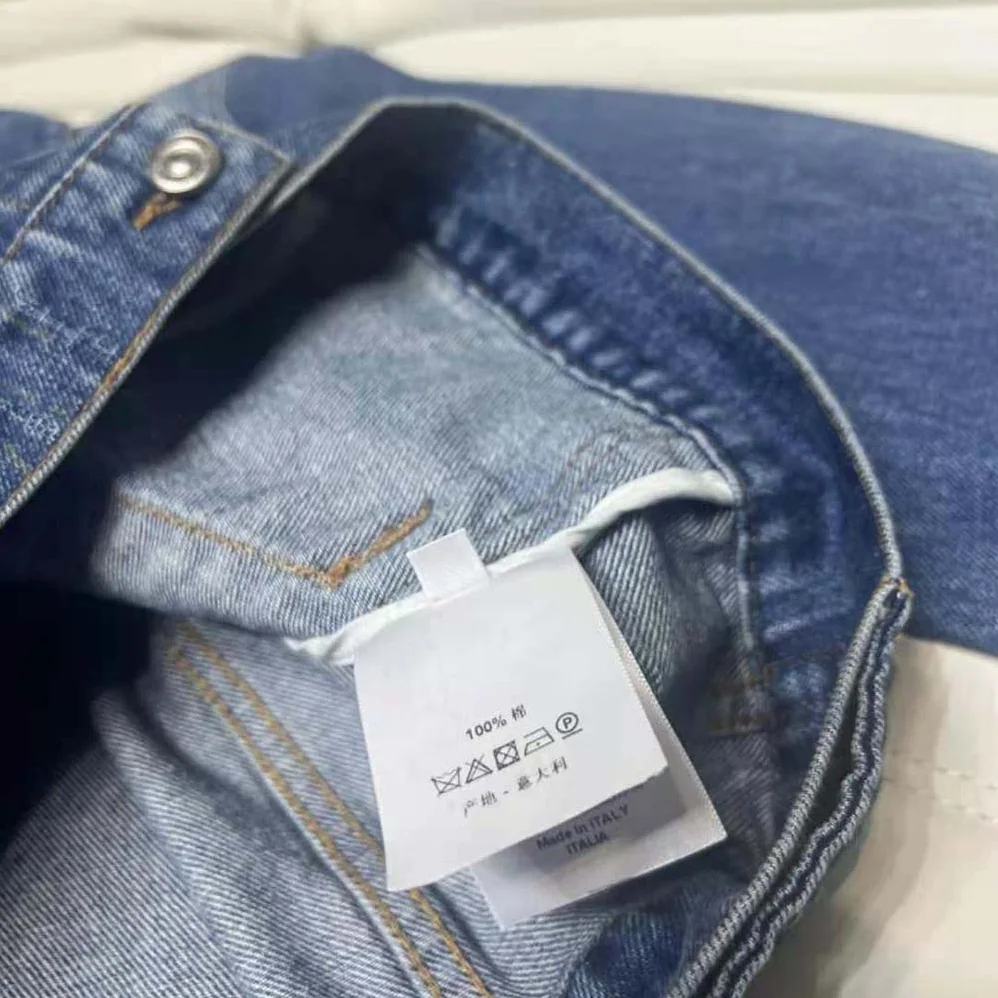 Dior Cropped Jacket Blue Stonewashed Cotton Denim for Women