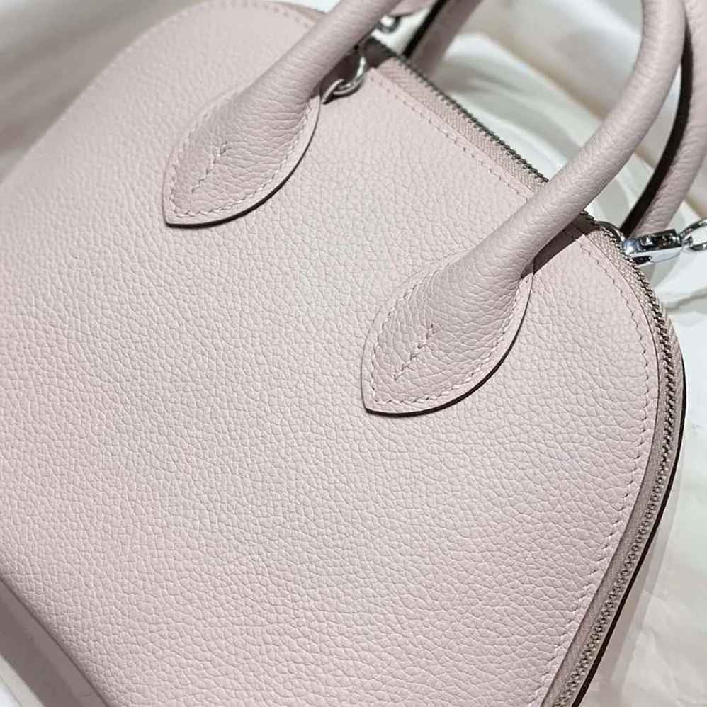 Hermes Bolide 1923 Bag in Epsom Calfskin for Unisex in Pink