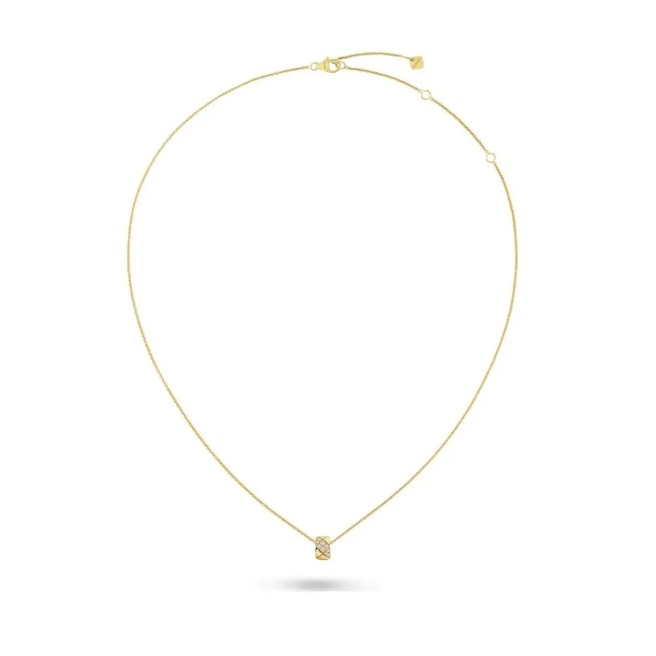 Chanel Coco Crush Necklace Gold Hardware