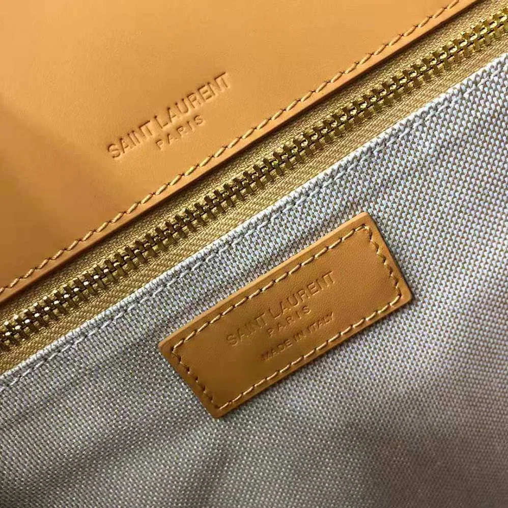 Saint Laurent YSL Niki Medium in Cotton canvas and Vintage Leather for Women Saint Laurent YSL Niki Medium in Cotton canvas and Vintage Leather for Women