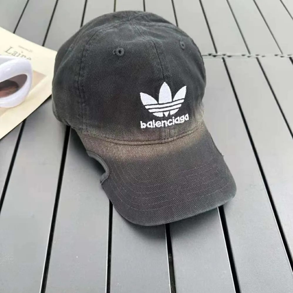 Balenciaga Balenciaga for Unisex in Adidas Cap in Black Balenciaga Balenciaga for Unisex in Adidas Cap in Black