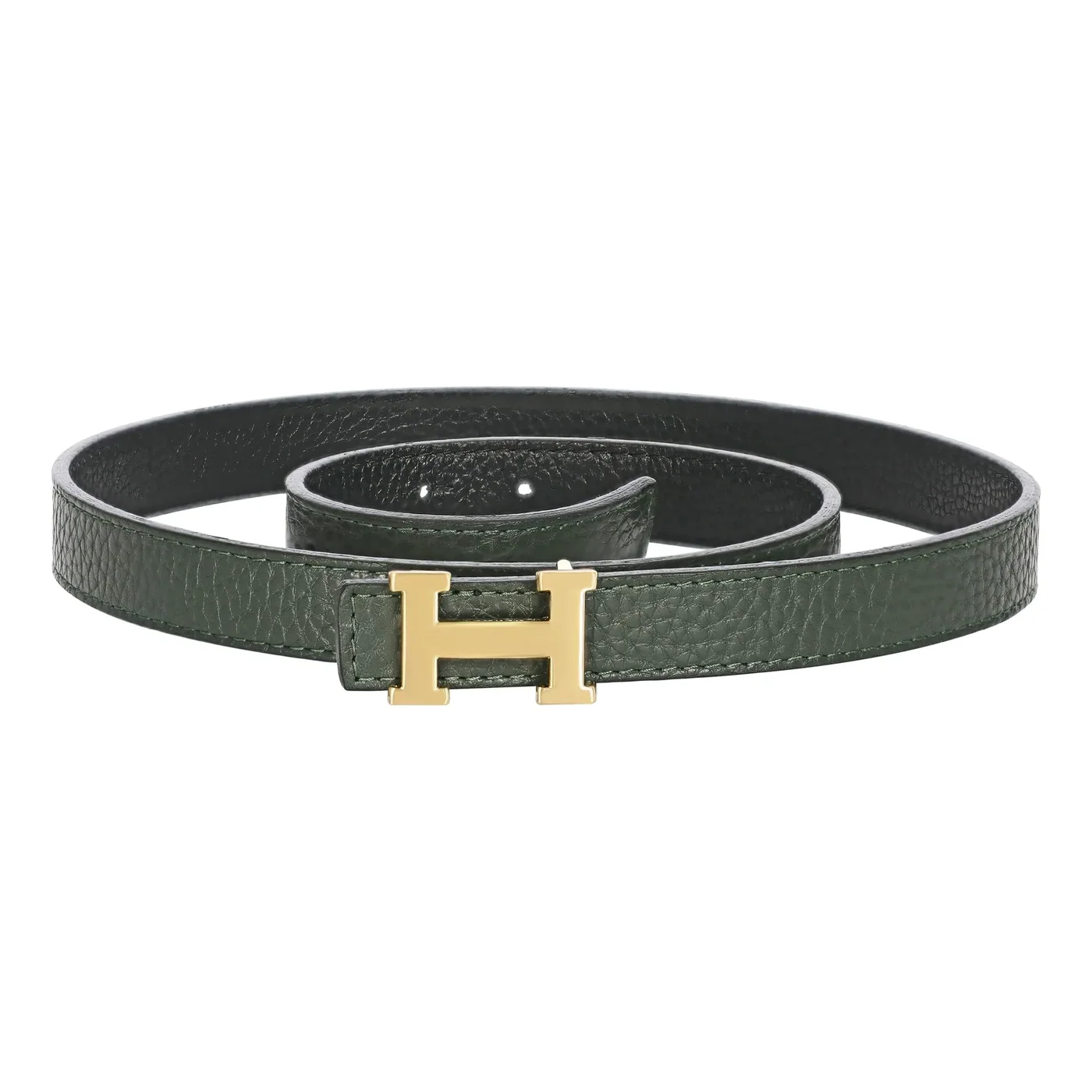 Reversible Buckle Amazing Belt Green&Black