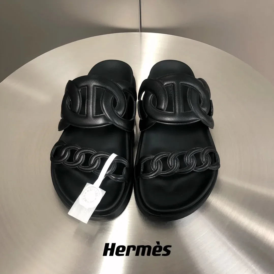 Hermes Extra Sandal Black Hermes Extra Sandal Black