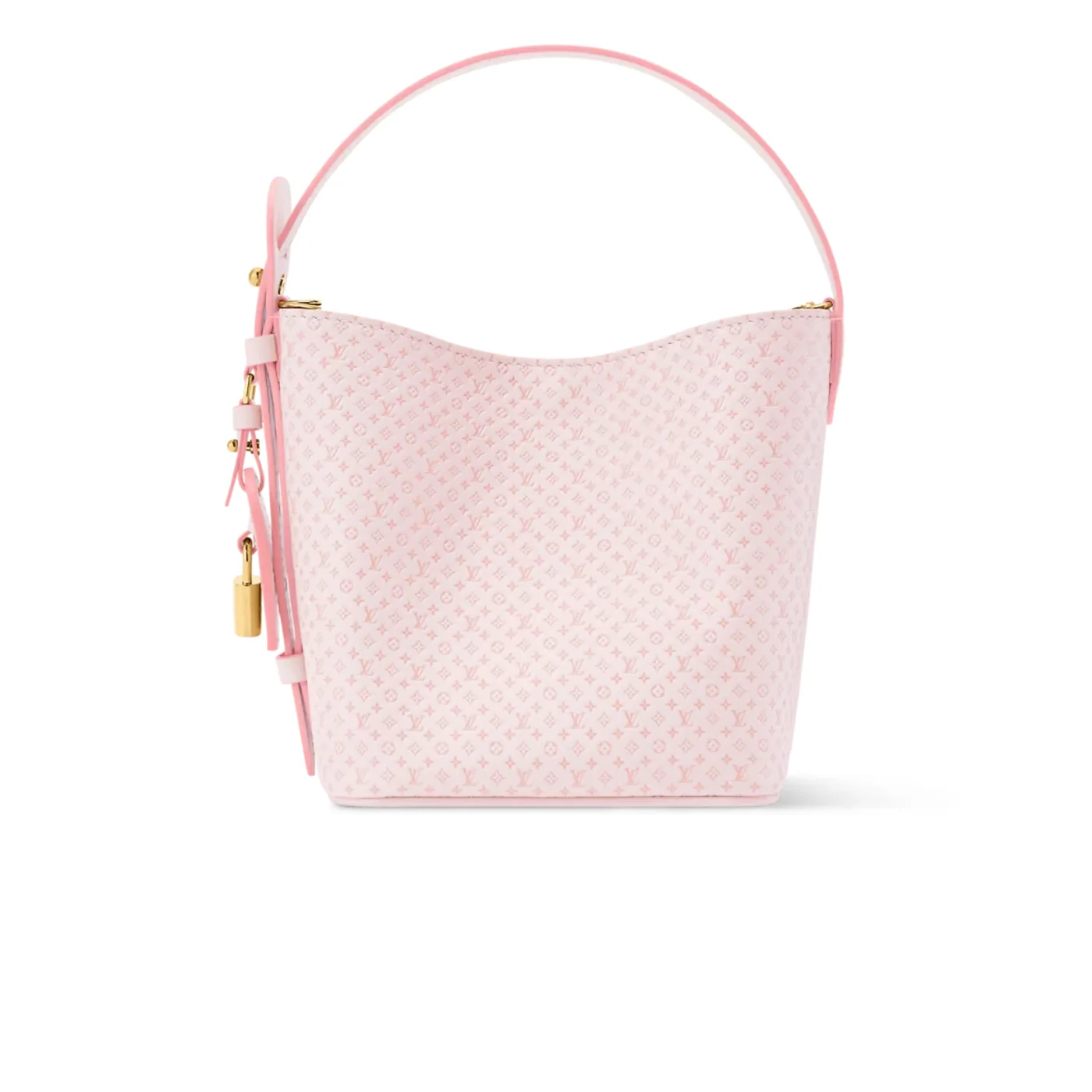 Louis Vuitton All In BB Bucket Shoulder Bag in Light Bliss Gold Hardware