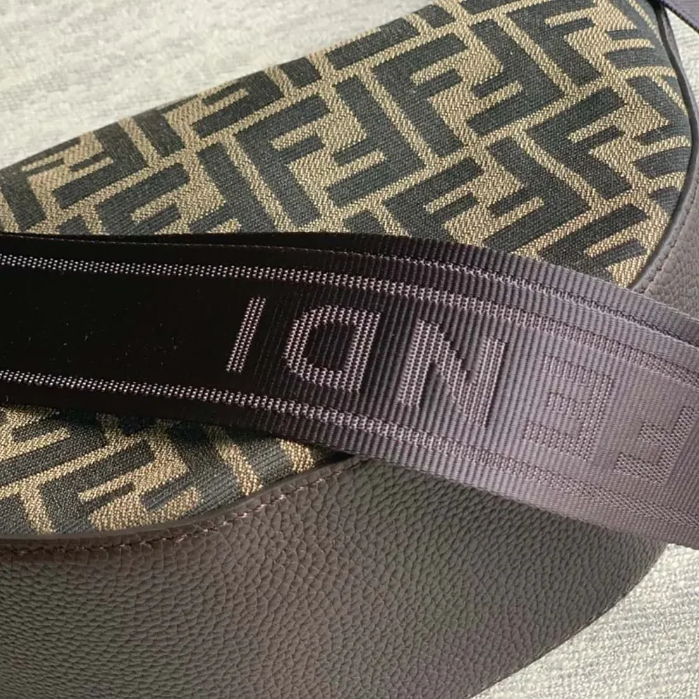 Fendi FF Jacquard Fendi Melon Small FF Bag for Unisex Fendi FF Jacquard Fendi Melon Small FF Bag for Unisex