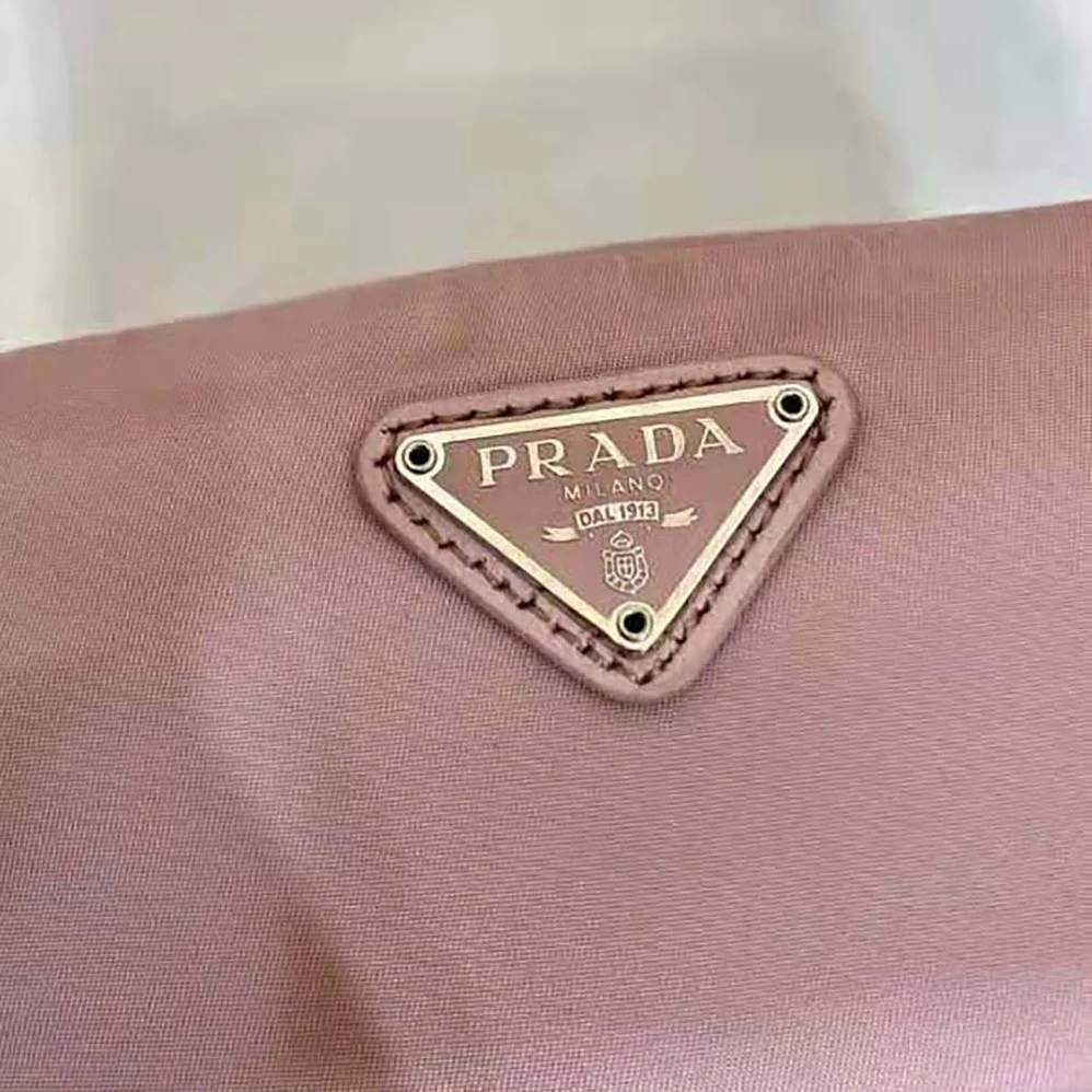 Prada Small Re-Nylon Wallet for Women in Pink Prada Small Re-Nylon Wallet for Women in Pink