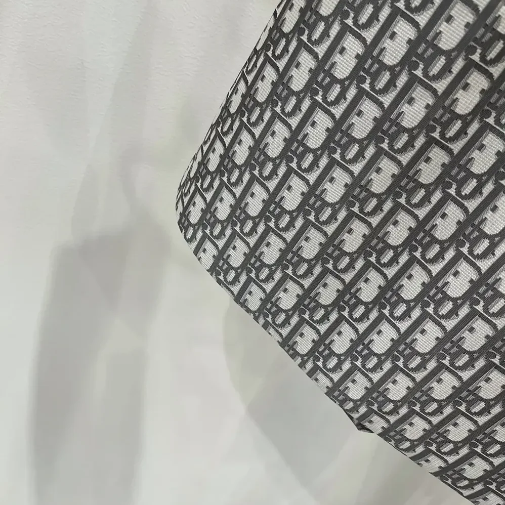 Dior Skort Gray Technical Taffeta Jacquard with Dior Oblique Motif for Women