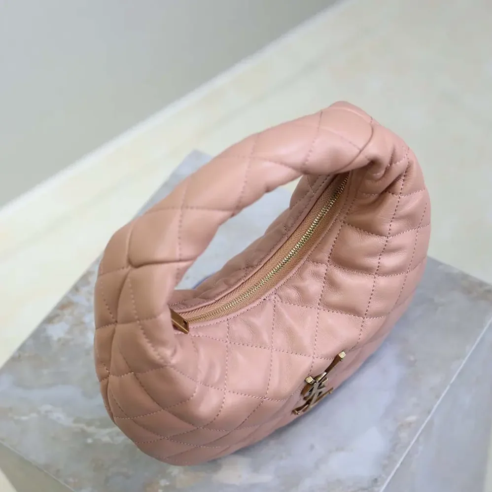 Saint Laurent YSL Icarino In Quilted Nappa for Women in Pink Saint Laurent YSL Icarino In Quilted Nappa for Women in Pink