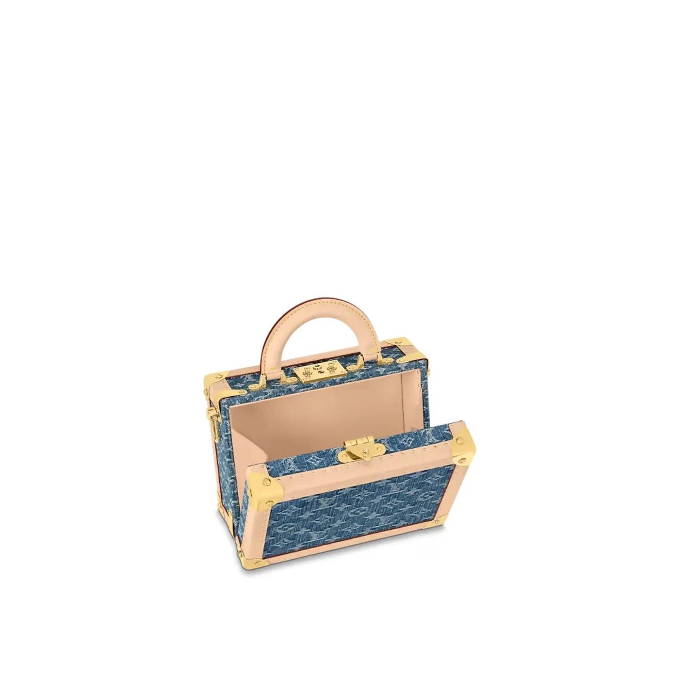 Louis Vuitton Petite Valise Denim Bleu Blue 8.9 Inches/ Louis Vuitton Petite Valise Denim Bleu Blue 8.9 Inches/