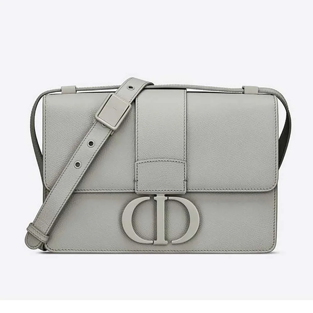 Dior 30 Montaigne Bag Ultramatte Grained Calfskin for Women in Silver Dior 30 Montaigne Bag Ultramatte Grained Calfskin for Women in Silver