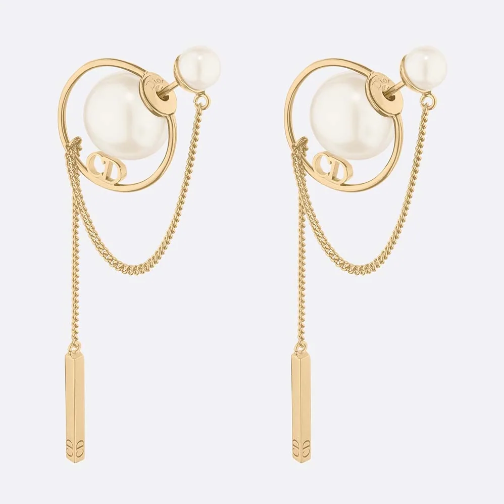 Dior Dior Tribales Earrings for Women in White