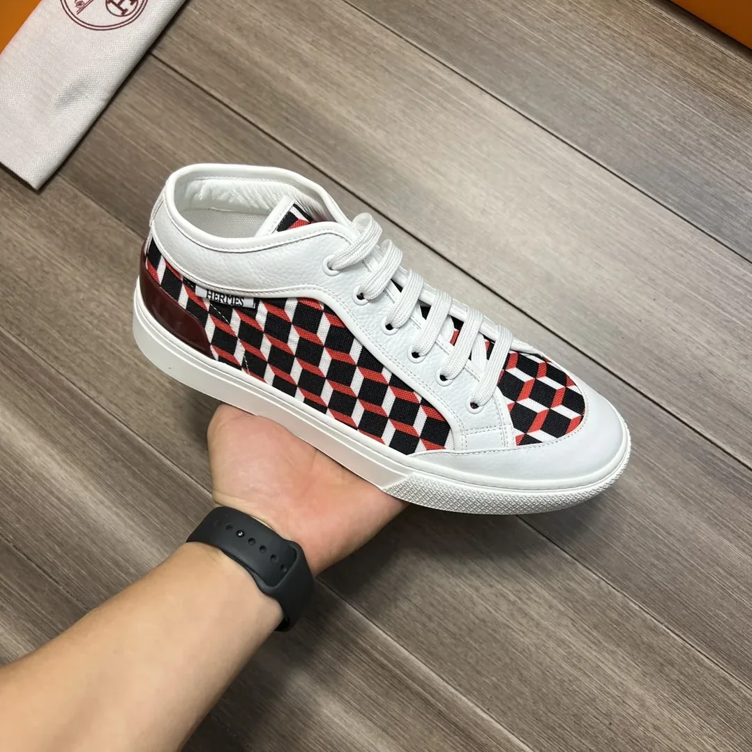 Hermes Enjoy Sneaker Red And White Hermes Enjoy Sneaker Red And White