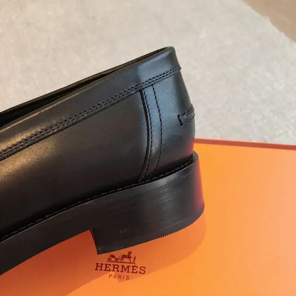 Hermes Hot Loafer-Black H232075Z for Women Hermes Hot Loafer-Black H232075Z for Women