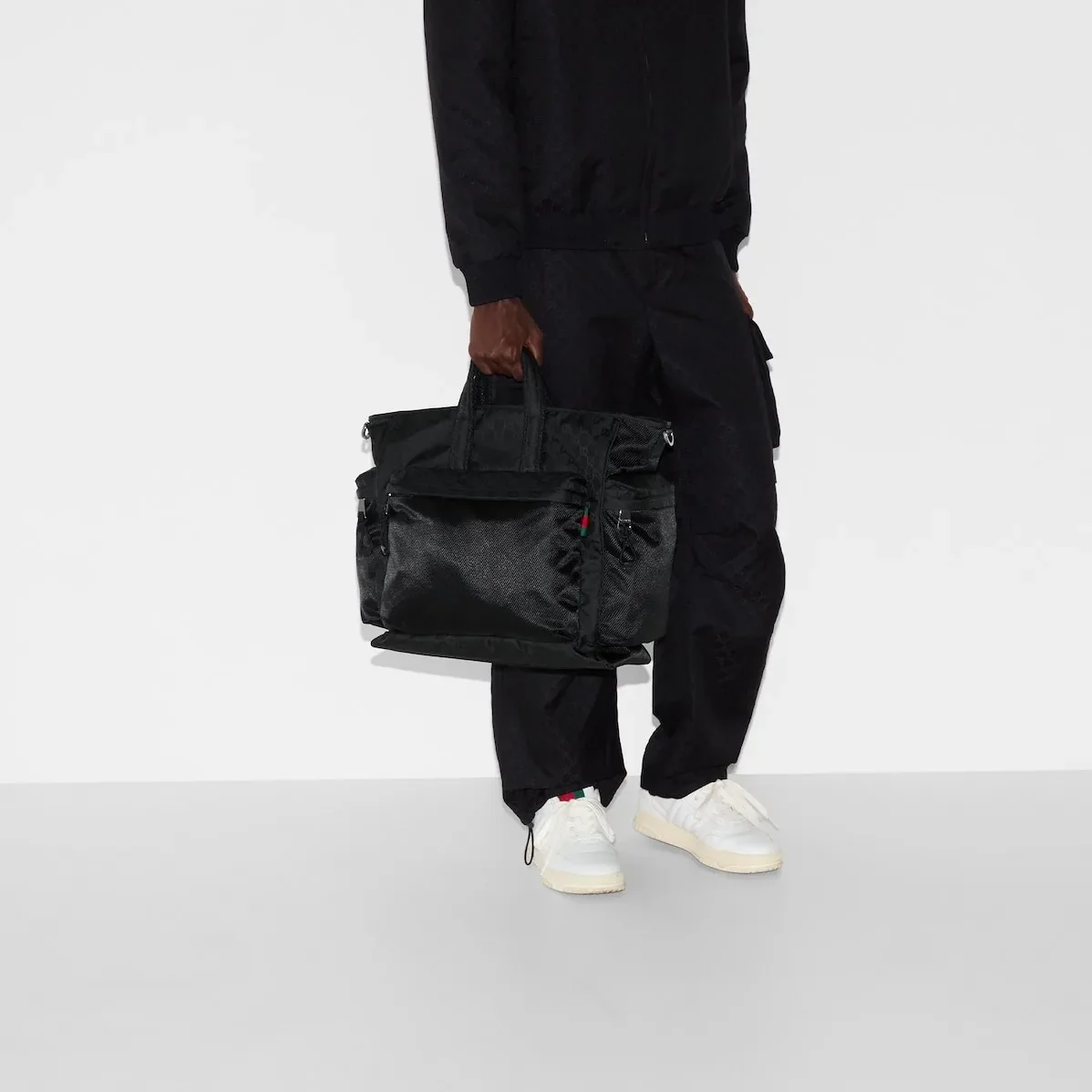 Gucci Large GG Tote Bag Black / Gucci Large GG Tote Bag Black /