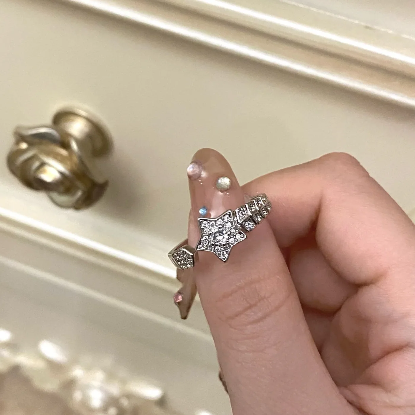 Chanel Coco Rings Silver
