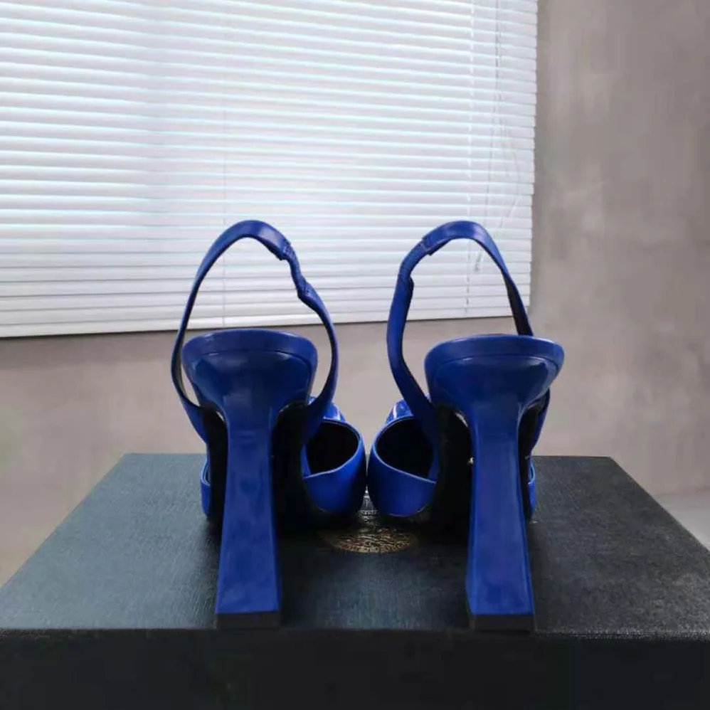 Versace La Medusa Sling for Women in Back Pumps Versace La Medusa Sling for Women in Back Pumps