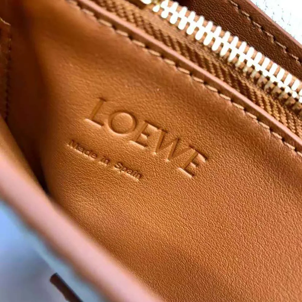 Loewe Mini Barcelona Soft Bag in Soft Grained Calfskin for Women in Lime Loewe Mini Barcelona Soft Bag in Soft Grained Calfskin for Women in Lime