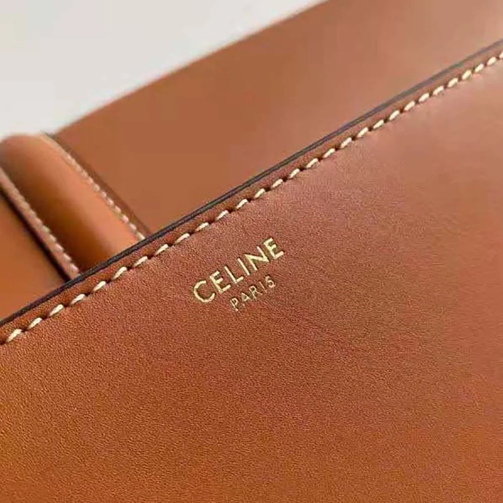 Celine Large Soft 16 Bag in Smooth Calfskin for Women in Brown