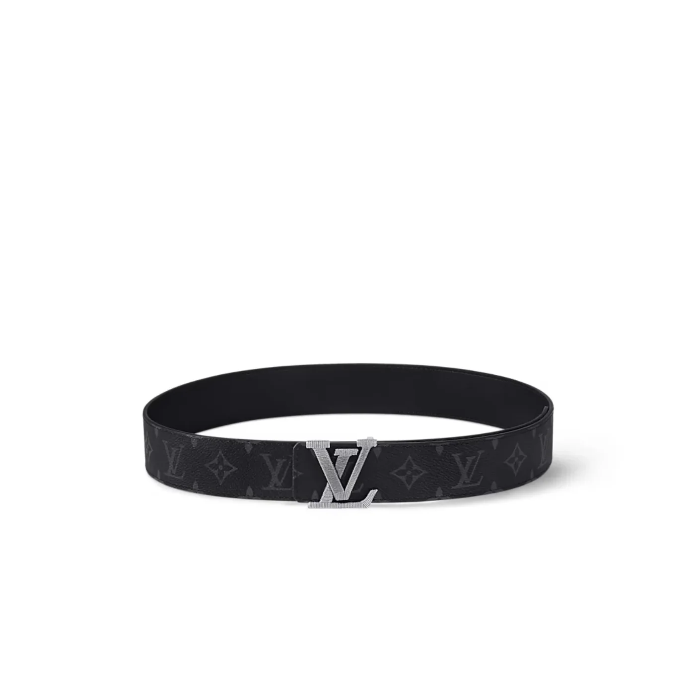 Louis Vuitton LV Stitch Reversible Belt Monogram Eclipse Louis Vuitton LV Stitch Reversible Belt Monogram Eclipse
