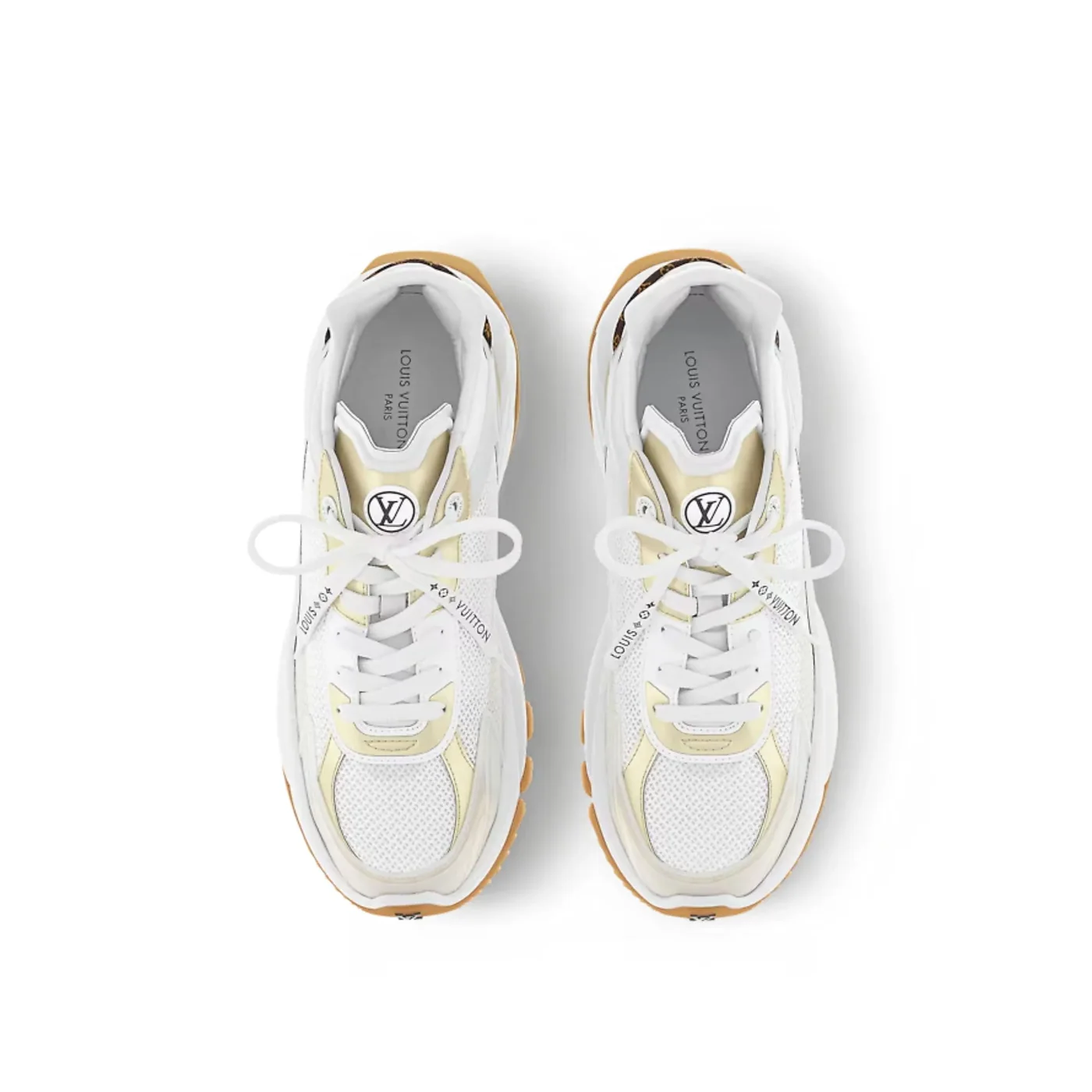 Louis Vuitton Run 55 Trainers Gold 1AAP61
