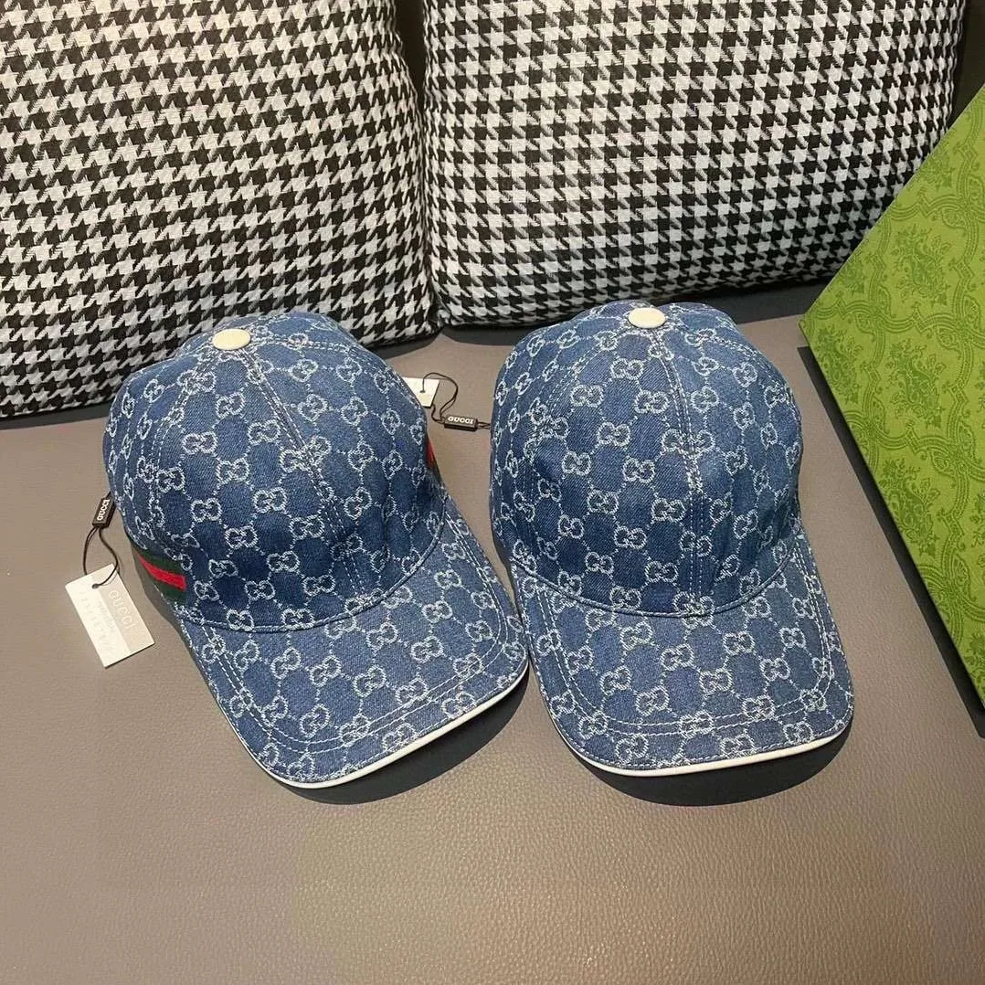 Gucci Baseball Hat Blue Gucci Baseball Hat Blue