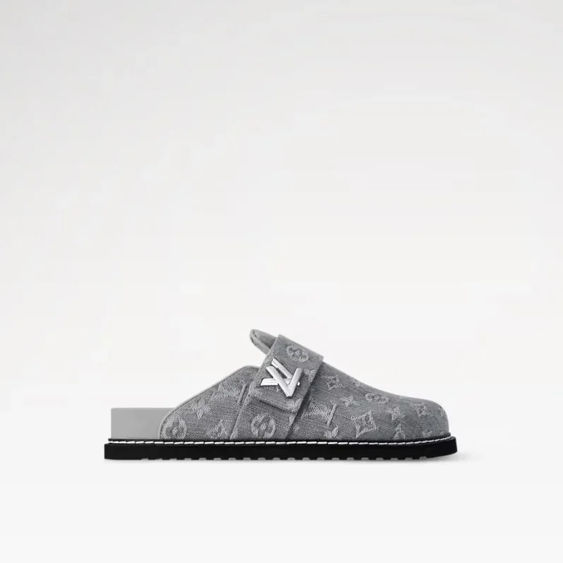 Louis Vuitton LV Cosy Comfort Mule Gray 1AGVP3 Louis Vuitton LV Cosy Comfort Mule Gray 1AGVP3
