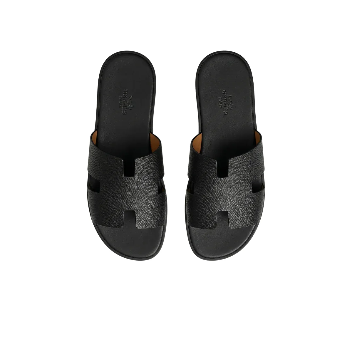 Hermes Izmir Sandals Black Hermes Izmir Sandals Black