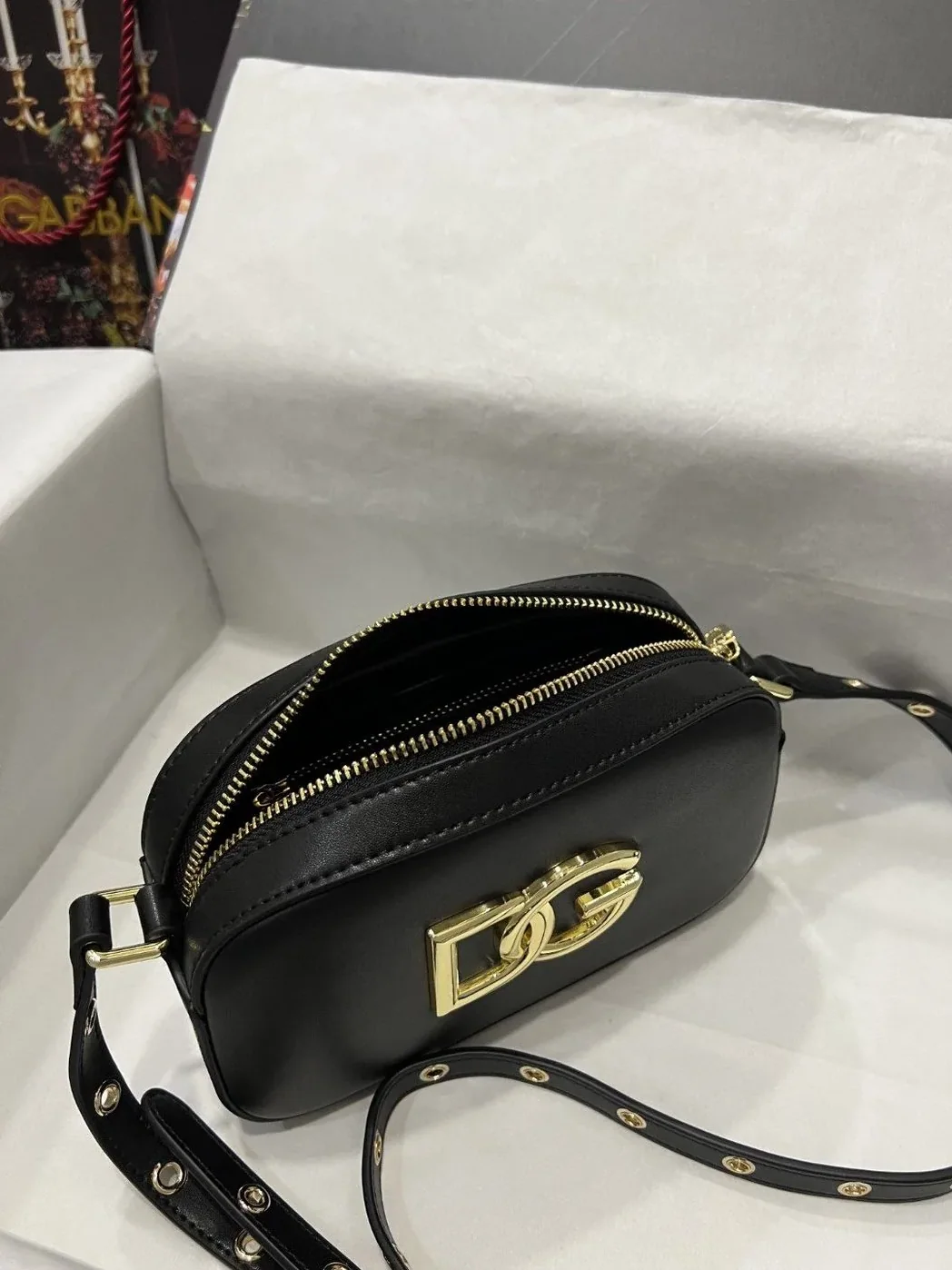 Dolce & Gabbana Crossbody 3.5 Bag Black / DG BB7095AW57680999