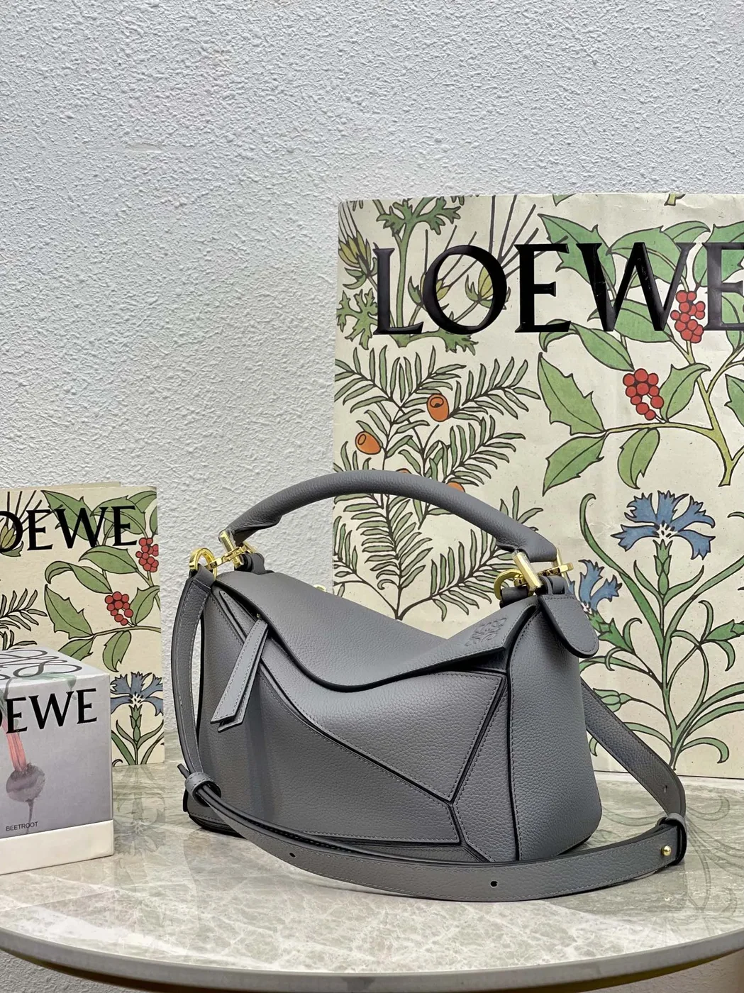 Loewe Small Puzzle Bag Grey /