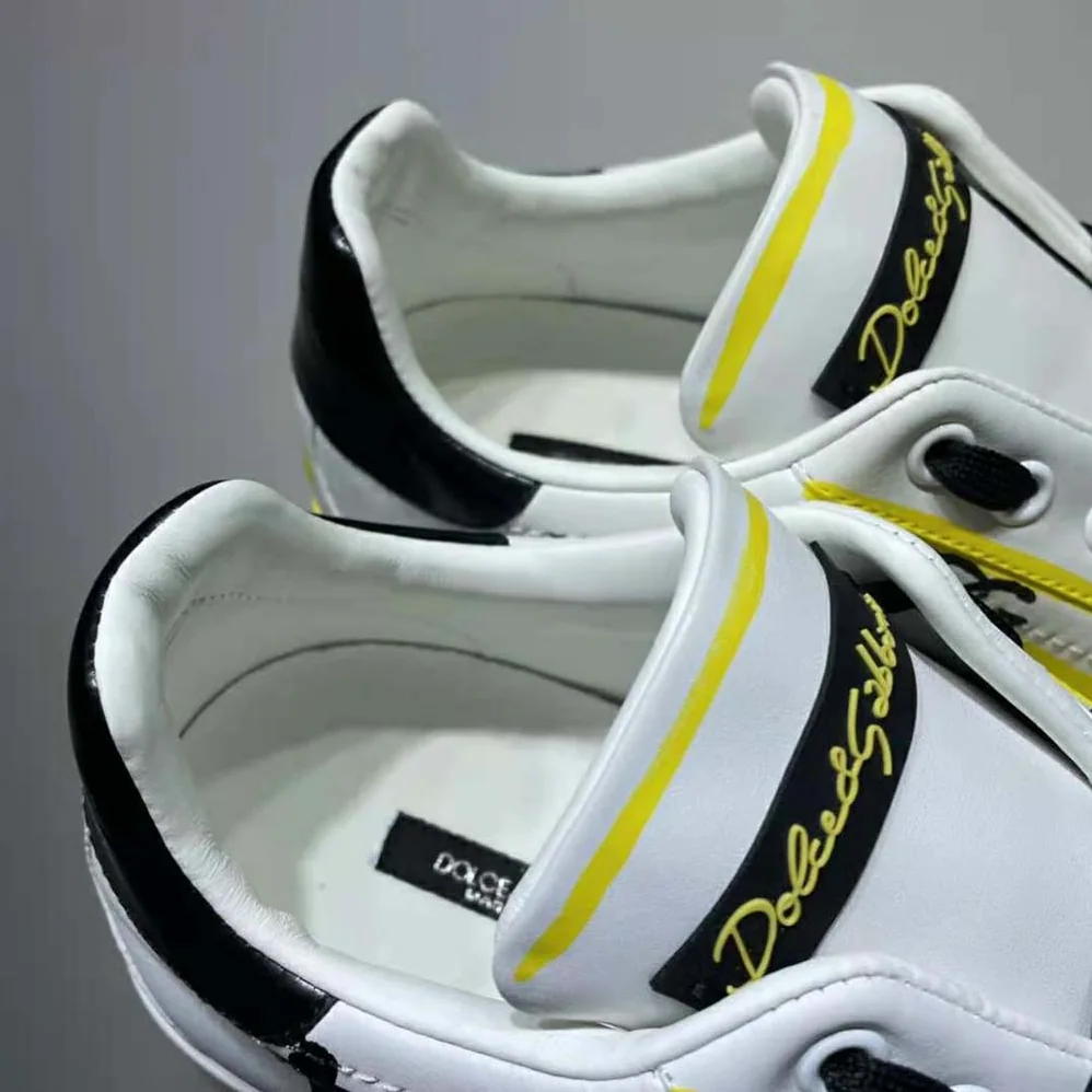Dolce Gabbana D&G Limited Edition Portofino Sneakers for Men in Yellow