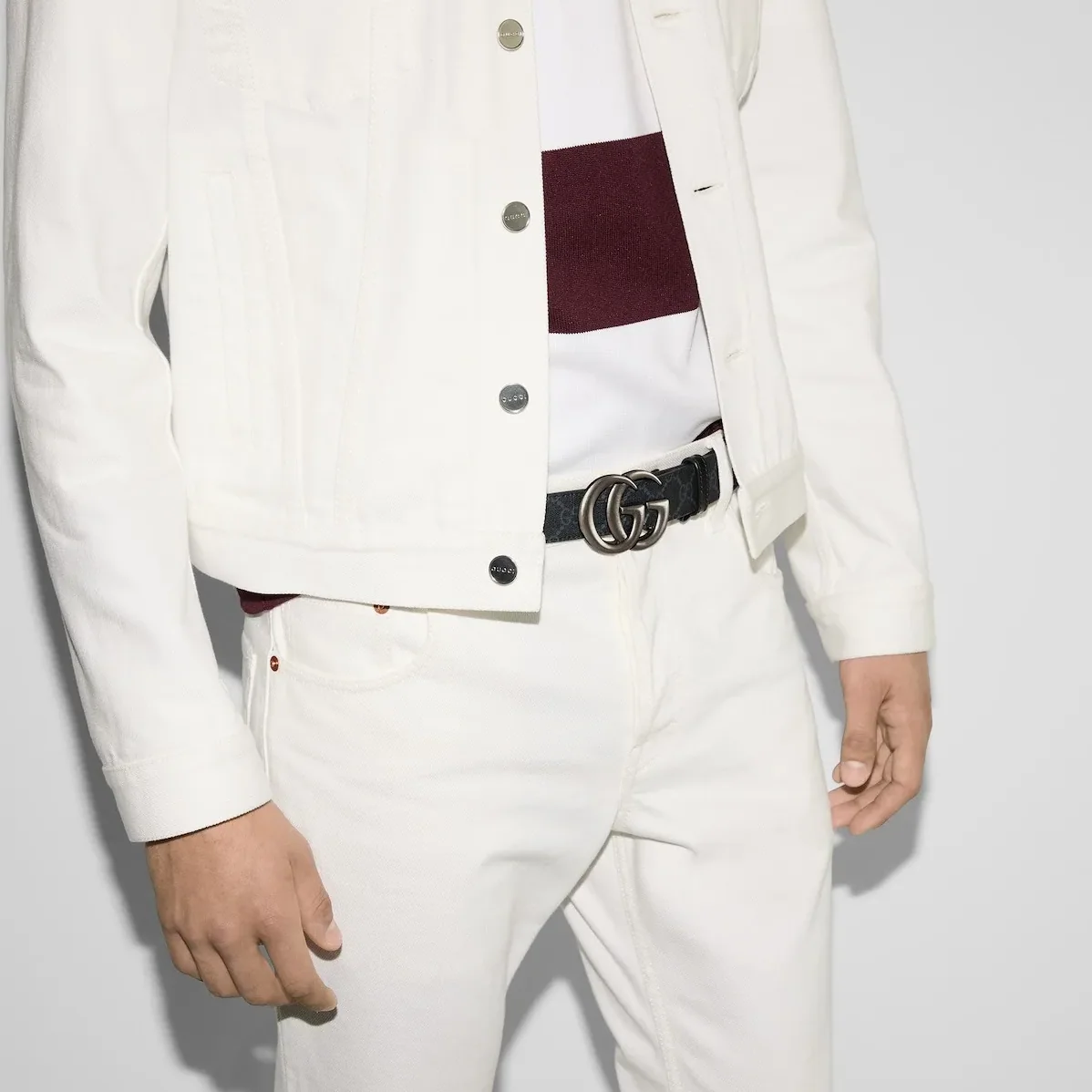 Gucci GG Marmont Thin Belt Black Gucci GG Marmont Thin Belt Black
