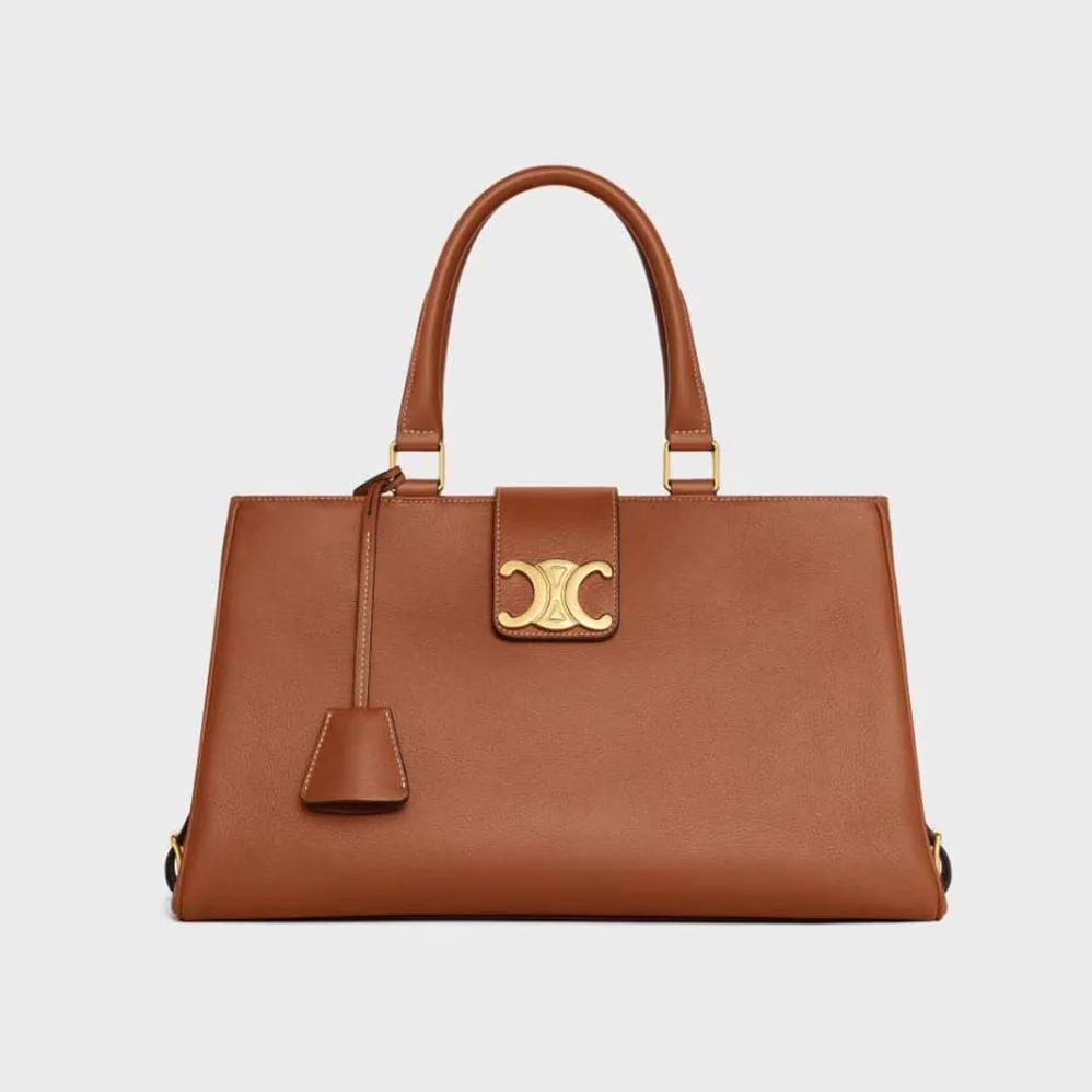Celine Medium Appoline Bag in Supple Calfskin for Women in Brown Celine Medium Appoline Bag in Supple Calfskin for Women in Brown