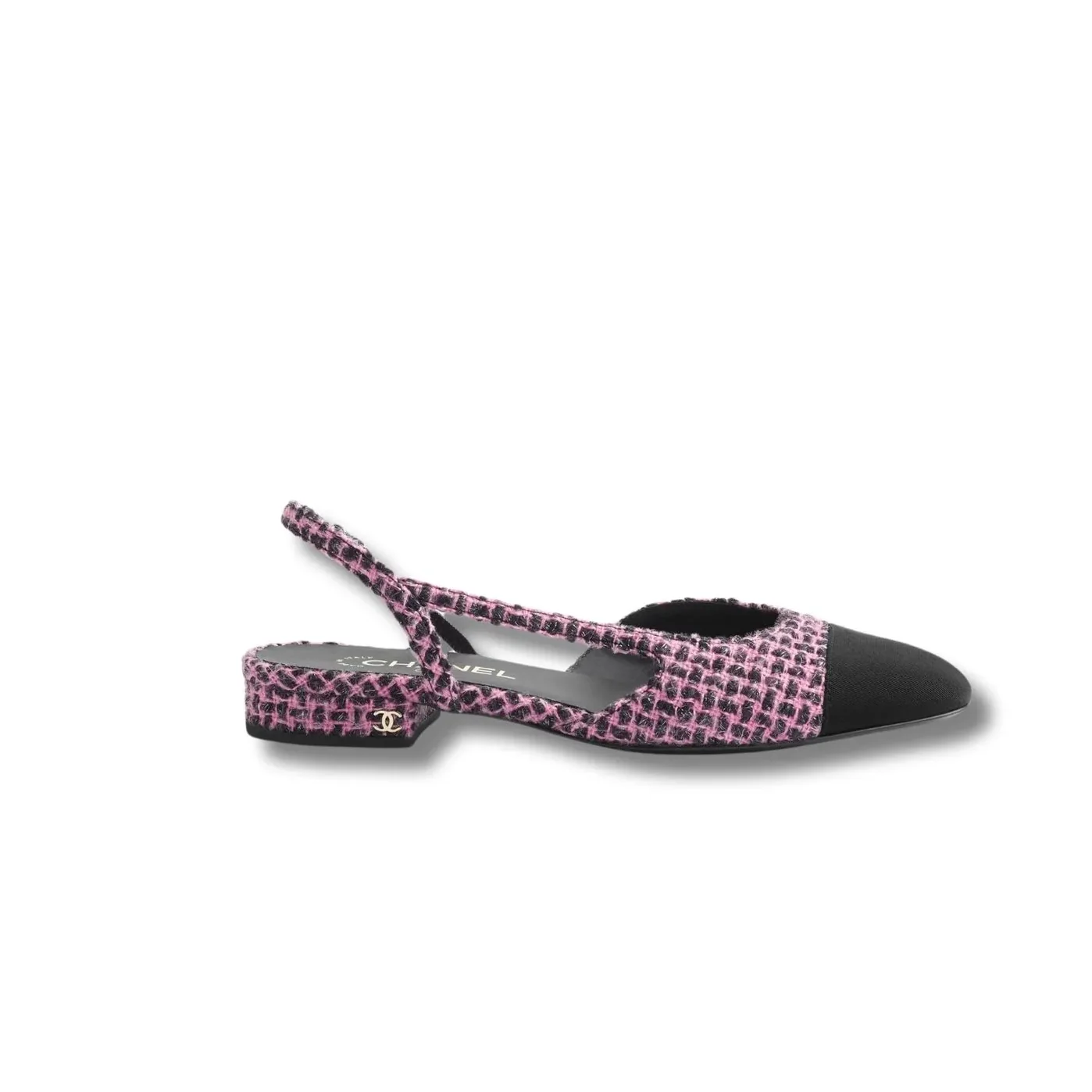 Chanel Slingbacks Pink And Black Chanel Slingbacks Pink And Black