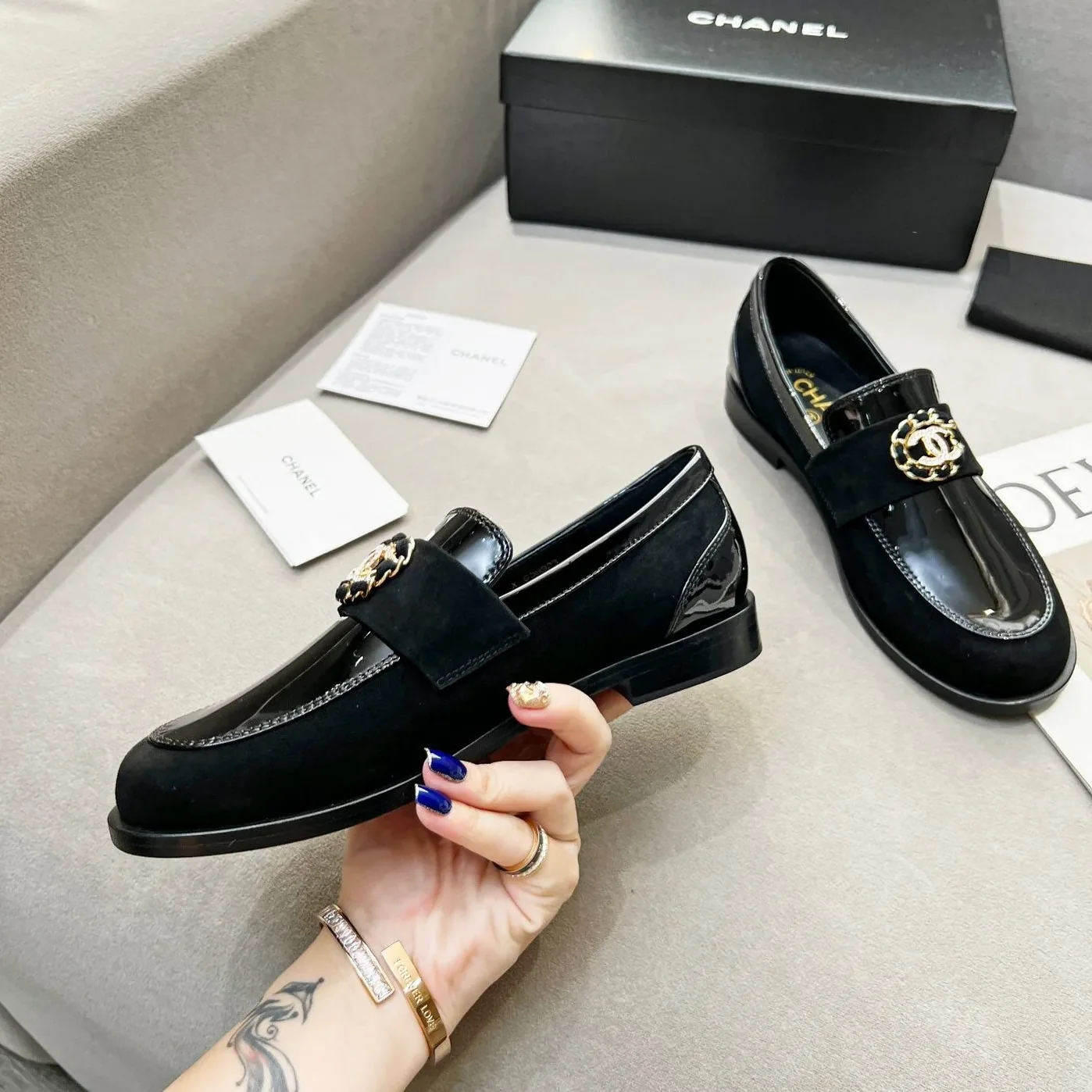 Chanel Loafers Black for Women