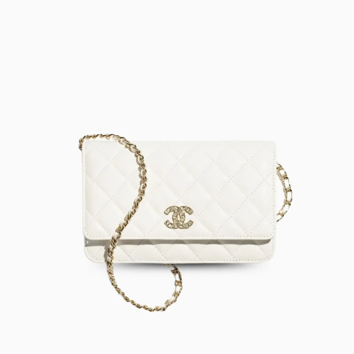 Chanel Wallet On Chain White / AP4538