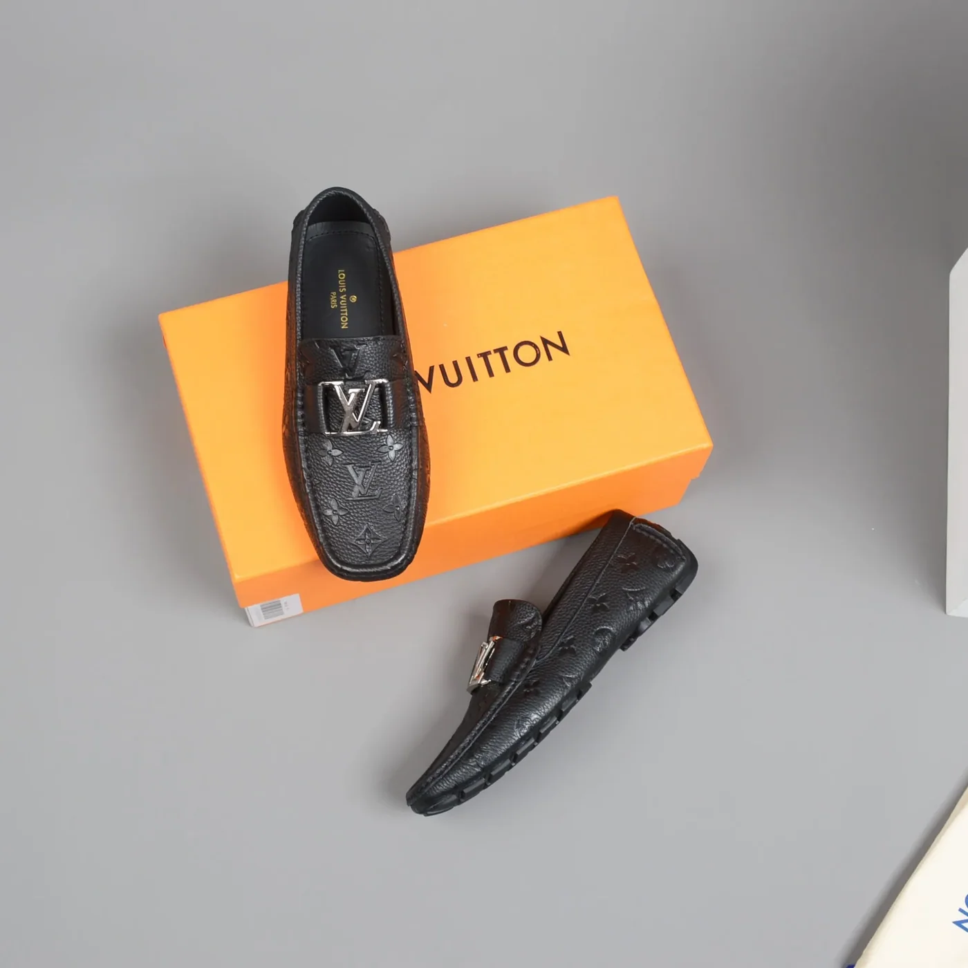 Louis Vuitton Monte Carlo Mocassin Black LV 1A9F9Q Louis Vuitton Monte Carlo Mocassin Black LV 1A9F9Q