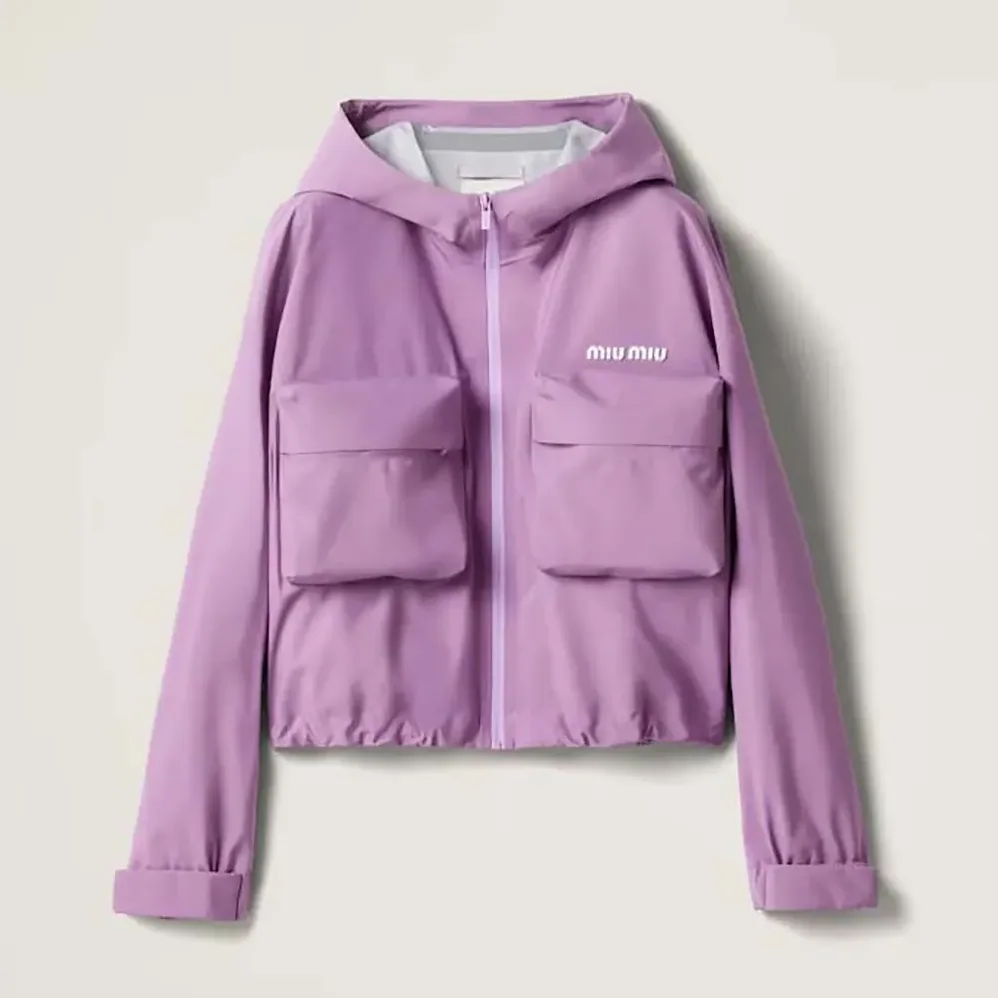 Miu Miu Tec Canvas Blouson for Women Miu Miu Tec Canvas Blouson for Women