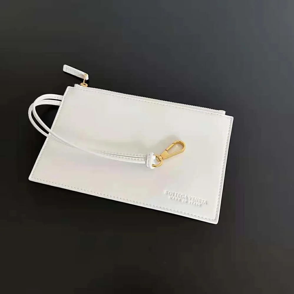 Bottega Veneta Mini Cabat Intreccio Leather Tote Bag with Detachable Strap for Women in White