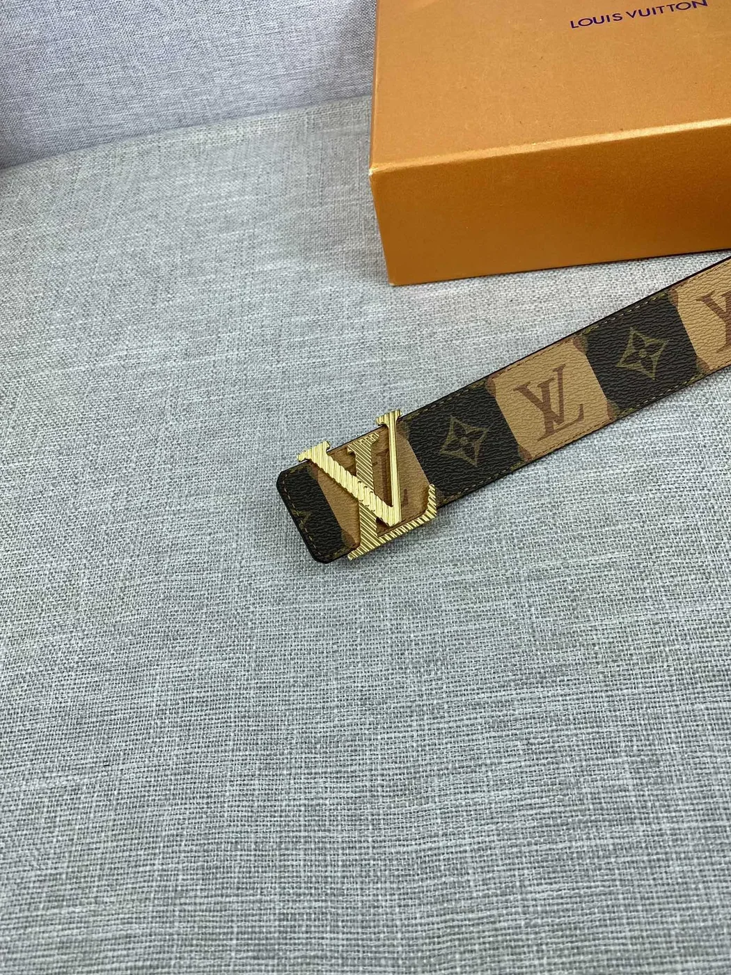 Louis Vuitton Iconic Reversible LV Belt Brown LV for Women Louis Vuitton Iconic Reversible LV Belt Brown LV for Women
