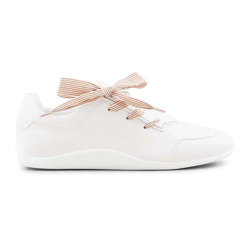 Roger Vivier Shoes Sporty Viv' Etiquette for Women in White Roger Vivier Shoes Sporty Viv' Etiquette for Women in White