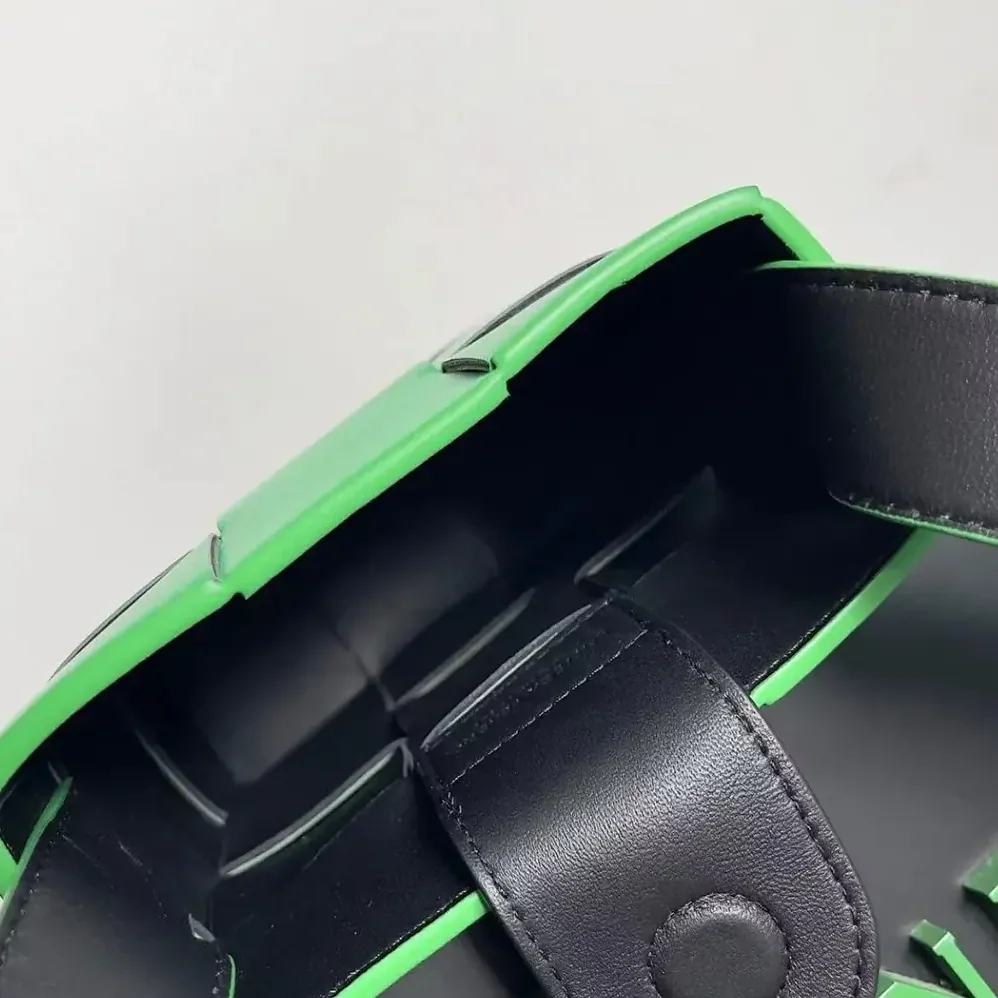 Bottega Veneta Mini Cassette Cross-Body Bag for Unisex in Green